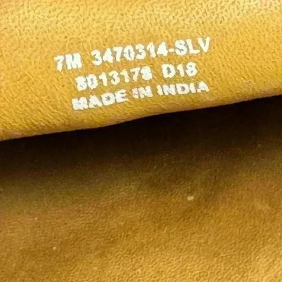 Frye leather loafers metallic gray size 7 - Picture 6 of 6